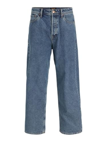 Image of JACK & JONES Men's Jeans JJIALEX Jjoriginal SBD 304 - Baggy Fit - Blue Denim, Blue Denim, 30 W/34 L