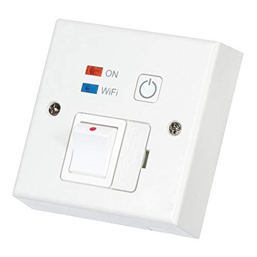 Image of White "Wi-Fi" Controlled, Switched Fused Spur