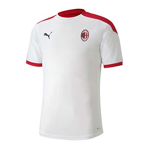 Image of Puma ACM Training T-shirt - Puma White/Tango Red, Small