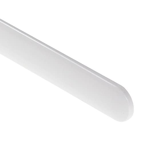 Image of White UPVC End Cap for 23mm Laminated Window Board Double-Ended Window Cill Sill Trim