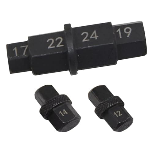 Image of Hex Socket For Motorcycles Tyre Pin Repair Tools 12-24mm Hex Wrench Sleeve Tool For Axle And Rear | Heavy Duty Carbon Steel Spindle Driver For Motorcycle