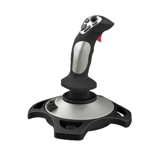 Image of NINMORTH Flight Simulator Joystick Controller PC with ABS Construction, 22.5 x 19 x 25 cm, Compatible with PC Flight Games