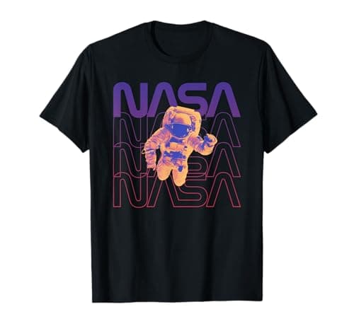 Image of Floating in space NASA tee occupy Mars Astronaut in space T-Shirt