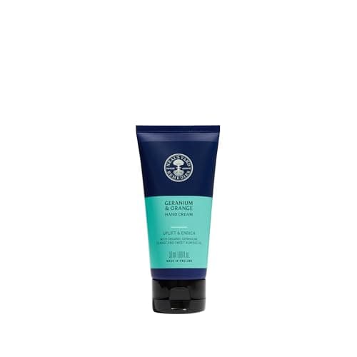 Image of Neal's Yard Remedies Geranium and Orange Hand Cream, Deeply Nourishing, Keep Hands Soft, Vegan & Cruelty-Free, 50ml