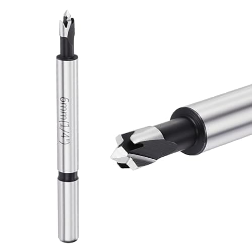 Image of DTGN 1/4"(6mm) Forstner Drill Bits - 2Pack - Good for Wood Plastic Plywood - Multi-Tooth Carbon Steel Woodworking Hole Saw Cutter with Round Shank - Silver