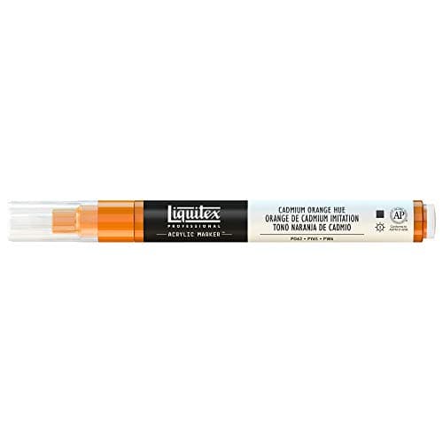 Image of Liquitex 2-4 mm Fine Nib Paint Marker - Cadmium Orange Hue