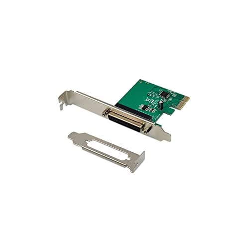 Image of X-MEDIA 1-Port DB25 Parallel PCI Express (PCIe x1) Adapter Card - Supports ECP/EPP/SPP - Low Profile Bracket Included [XM-PEX-1P]