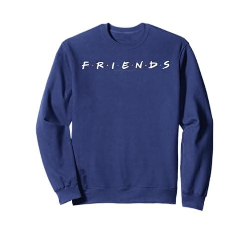 Image of Friends Logo White Sweatshirt