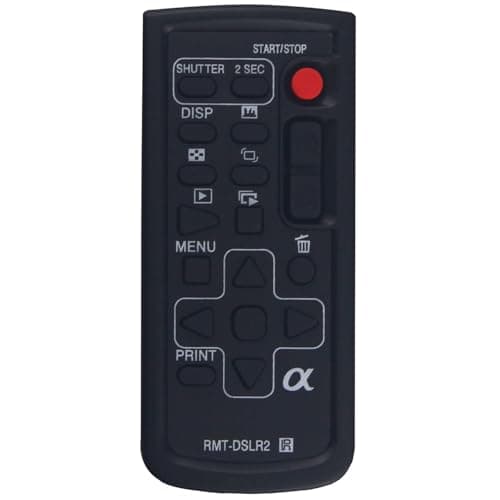 Image of RMT-DSLR2 Remote Control Replacement for Sony Camera DSLR-A230 DSLR-A290 DSLR-A700 DSLR-A550 DSLR-A500 DSLR-A450 DSLR-A390 DSLR-A380 DSLR-A330 DSLR-A290 DSLR-A230 A99 II A99 A77 II A77 A65 A57 A55