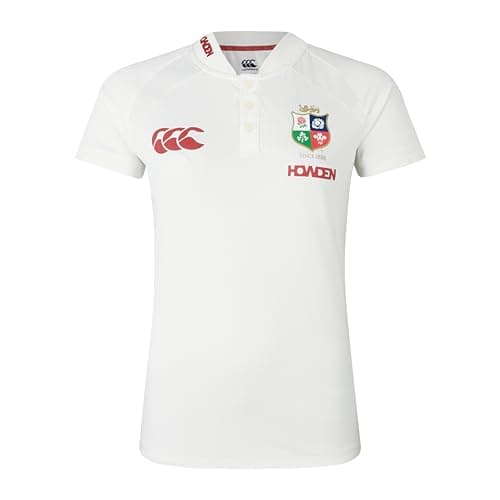 Image of Canterbury Women's British & Irish Lions Polo Shirt | Breathable | Moisture Wicking | Official British & Irish Lions Licensed Product Polo Shirt