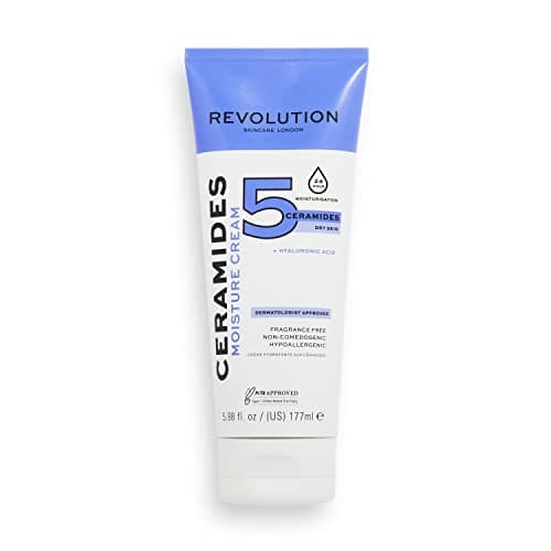 Image of Revolution Beauty London Skincare Ceramides Moisture Face and Body Cream, Hydrate and Nourish Skin, 177 ml