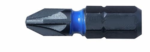 Image of C.K T4560 PZ1D 25 mm PZ1 Steel Impact Screwdriver Bit - Blue (Pack of 3)