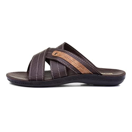 Image of Red Fish Edgar Mens Dark Brown Mule Sandal - Size 11 UK - Brown