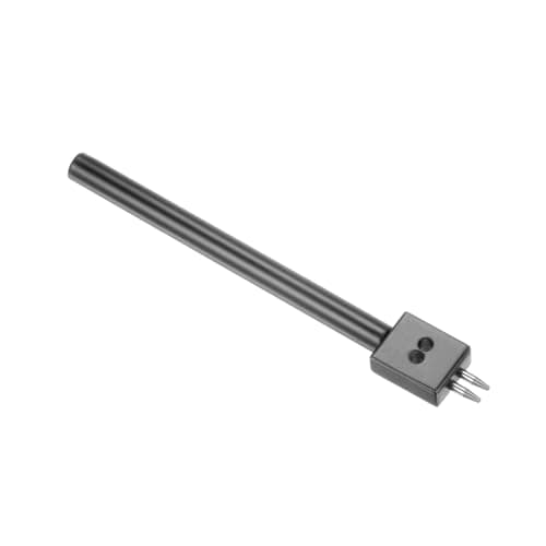 Image of CoCud 2 Prong Punch Tool, 6mm Pitch, Carbon Steel Leather Round Hole Punch Tool - (Applications: for Leather Belt, Watch Band and Leather Strap Gasket)