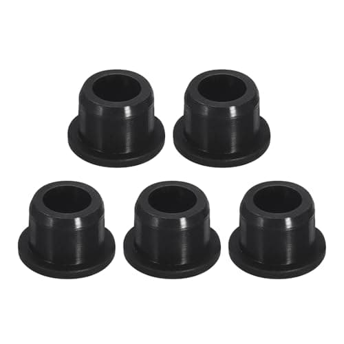 Image of sourcing map 5 Pcs Black Plug Holes, Waterproof Rubber Button Plug for 14mm / 0.55" Hole