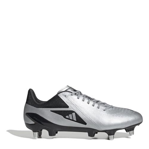 Image of adidas Mens Adizero RS15 Pro Soft Ground Rugby Boots Silver/Black 7
