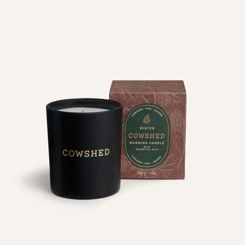 Image of Cowshed Warming Room Candle - 220g - Luxury Relaxing Scented Candle Gifts for Women - Silicon-Free Sleep Candles - Natural Soy Wax Scented Candles