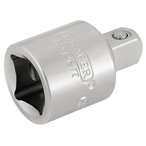 Image of Draper 16803 Female to Male Socket Converter, 3/8" x 1/4", Blue