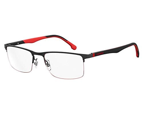 Image of Carrera 8843 003/17 MATT BLACK Eyewear Men's Steel, Standard, 56