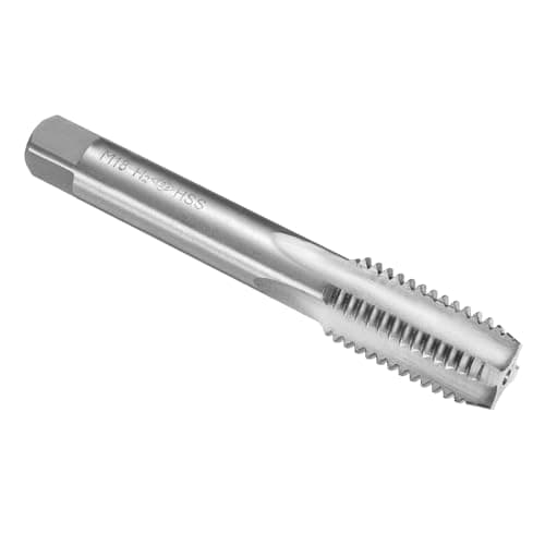 Image of sourcing map Hand Plug Tap M18 x 2.5 H2 Metric Thread Plug Style Taps Straight Flute Screw Tapping Threading Tool High Speed Steel HSS6542