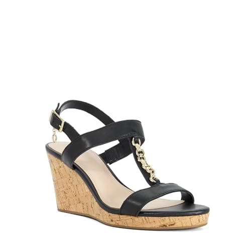 Image of Dune London Ladies KASSLIE T-Bar Cork Wedge Size UK 5 Wedges