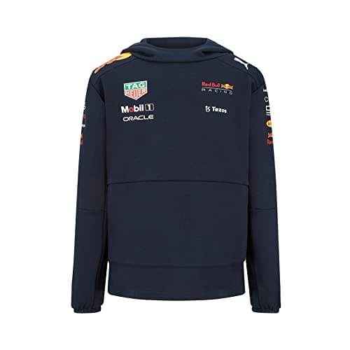 Image of Red Bull Racing - Official Formula 1 Merchandise - Kids 2022 Team Hoodie - Navy - 3-4 Years