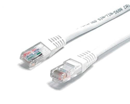 Image of Cable-Core CAT 6 Network Cable. Ethernet LAN 10/100/1000 Gigabit Patch Lead White 10m