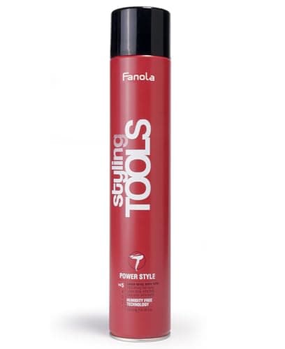 Image of Fanola Extra Strong Hair Spray, Anti-Humidity Hair Spray to Fix and Shape your Styling without Weigh Hair Down, 750