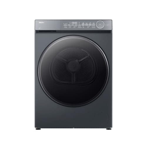Image of Haier X Series 7 Tumble Dryer, Heat Pump, 10kg, 1400 rpm, A+++ Energy Rating, Removes Odours and Bacteria,Twin Turbo, 14 Programmes, Graphite, 61x60x85 cm - HD100-C367GU1-UK