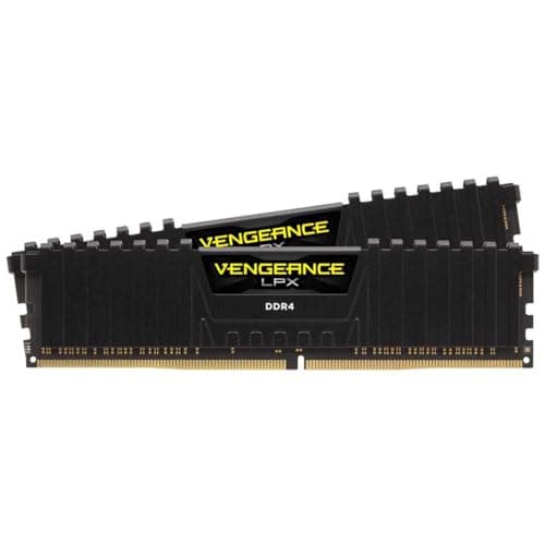 Image of Corsair CMK16GX4M2A2400C14 Vengeance LPX 16 GB (2 x 8 GB) DDR4 2400 MHz C14 XMP 2.0 High Performance Desktop Memory Kit, Black
