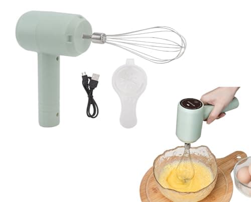 Image of Topyond Hand Whisk, Electric Mixer Cordless Whisk with USB Rechargeable Includes Whisk and Egg Separator Hand Mixers for Baking Cake Cream Mousse, Kitchen Baking Tool
