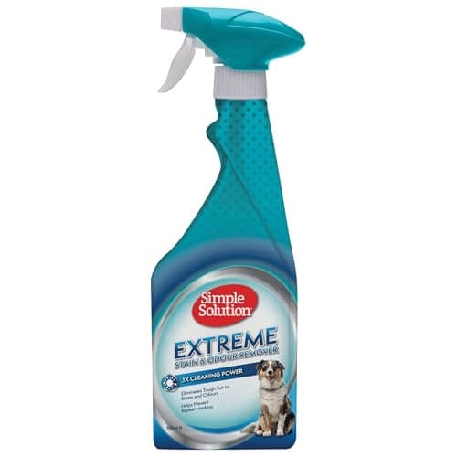 Image of Simple Solution Extreme Dog Stain and Odour Remover, Enzymatic Cleaner with 3X Pro-Bacteria Cleaning Power - 500ml