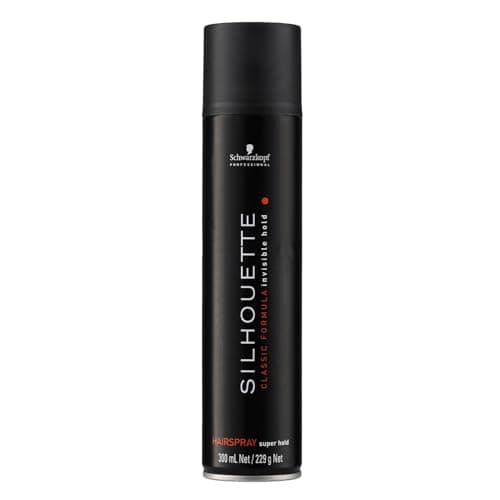 Image of Schwarzkopf Professional Silhouette Super Hold Hairspray For Hair Styling Invisible Long Lasting Hold Micro Fine Film Formers Quick Drying Non Sticky Hairspray For Women Men 300 ml