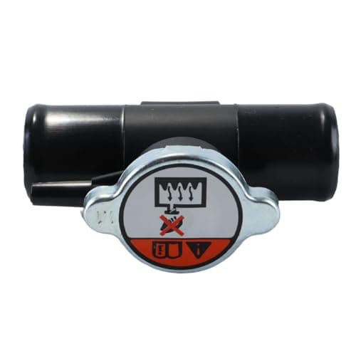 Image of Voyoo Thermostat, Engine Radiator Cooling Filler Neck 1350A043, fit for Outlander Lancer, 2011-2012, Manual Transmission, 2008-2017