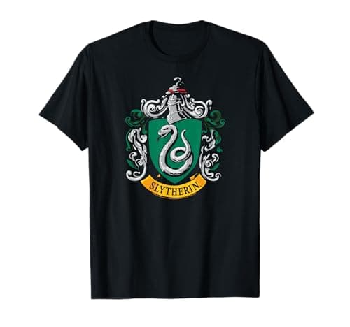 Image of Harry Potter Slytherin House Crest T-Shirt