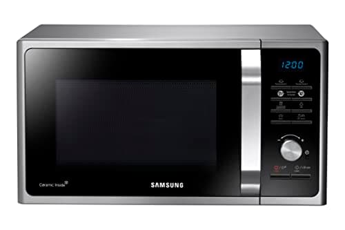 Image of Samsung MS23F301TAS Solo Microwave with Healthy Cooking, 800W, 23 Litre, Silver