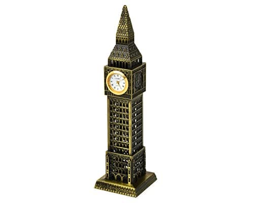Image of ds. distinctive style Metallic Big Ben Tower Model Statue Decoration (18cm)