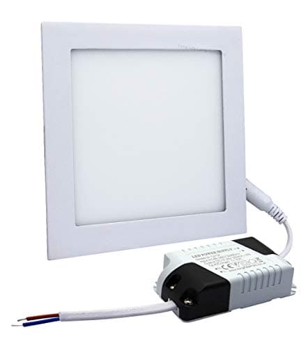 Image of 6W LED Square Recessed Ceiling Down Light Slim Flat Panel Cool White 6500k