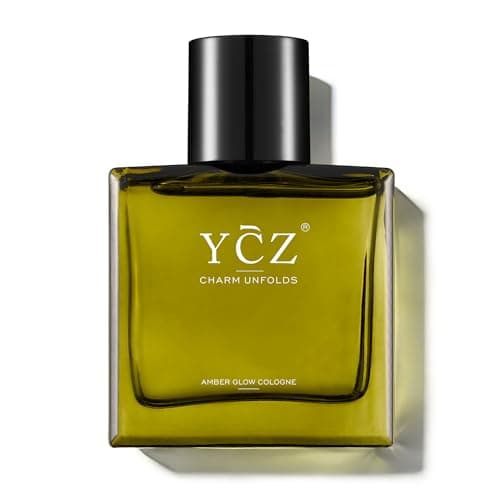 Image of Ycz AMBER GLOW Eau De Perfume for Men,1.7oz Long-Lasting Parfum for Men,Aromatic Citrus Fragrance with Bergamot, Crisp Apple & Warm Woody Notes, Premium Men's Perfume for Office, Casual & Daily Wear