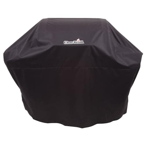 Image of Char-Broil 140 766 - Universal 3-4 Burner Gas Barbecue Grill Cover, Black.