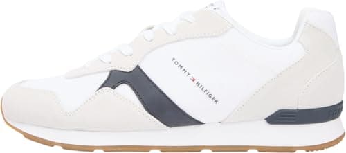 Image of Tommy Hilfiger Men Runner ICON Mix FM0FM05679 Low Top, White (White), 46