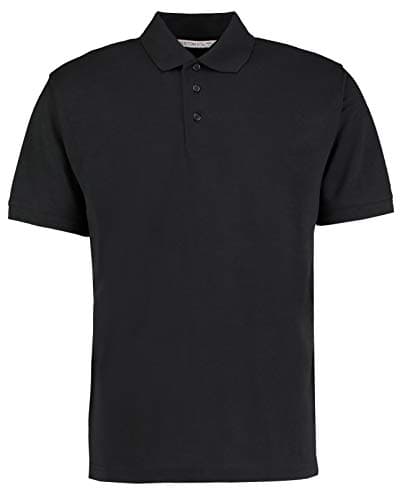 Image of Kustom Kit Unisex Comfort Finish Klassic Polo Shirt Black 3XL
