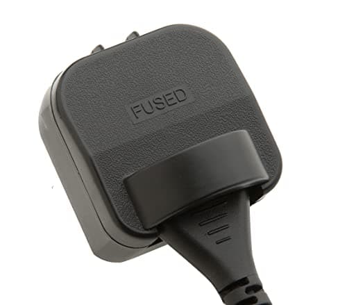 Image of POWERCONNECTIONS - Schuko Non-Earthed Converter Plug - 5amp - Black