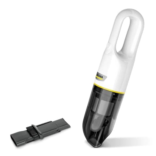 Image of KÄRCHER CVH 2 Cordless Vacuum Cleaner, Compact for Quick Use in the Home and in the Car, Capacity: 0.15l, Weight: 0.65kg, 7.2V Battery, USB Charger and 2in1 Crevice Nozzle