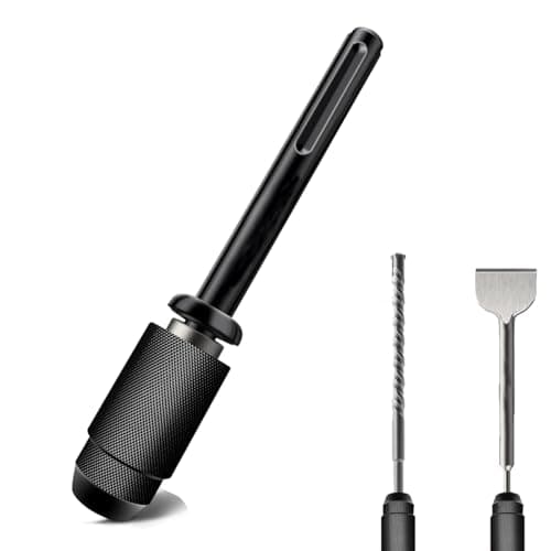 Image of SDS Max to SDS Plus Adapter for Rotary Hammers, Chuck Adaptor Converter, Drill Converter Shank Quick Tool, Plus Chuck Drill Adapter Quick Tool