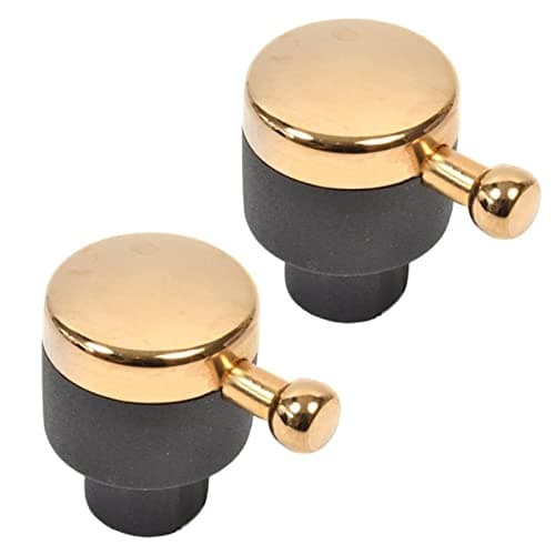 Image of Spares2go Control Knob Compatible with Rangemaster 90 110 Classic Oven Cooker (Pack of 2 Knobs, Gold)