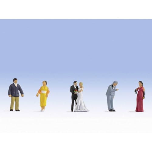 Image of NOCH Sound Scene "Wedding" Movable Figures with Wedding March and H0 Transformer Connection