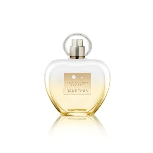 Image of Banderas Perfumes - Her golden secret - Eau de toilette Spray for Women - Long Lasting - Femenine, Charming and Romantic Fragance - Fruity, Floral and Vanilla Notes - 80 ml