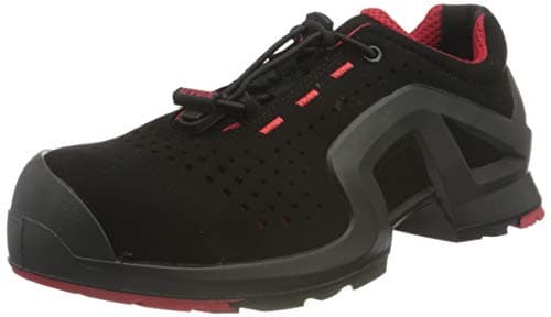 Image of Uvex Unisex Adults Scarpa Bassa 1 x-tended Support S1 SRC W11 Low Shoe, Nero, Rosso, 3 UK