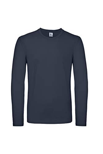 Image of B&C Men's #E150 LSL - Navy Blue - XL